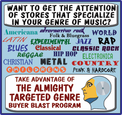 Email stores that focus on your genre