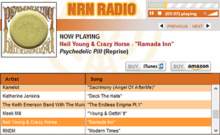 Click To Open NRN and then Click the LISTEN button up top